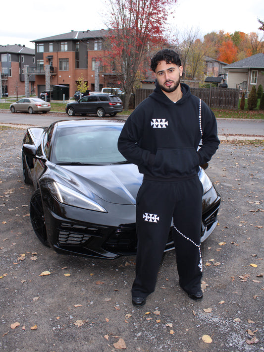 Crusaders Tracksuit - Black